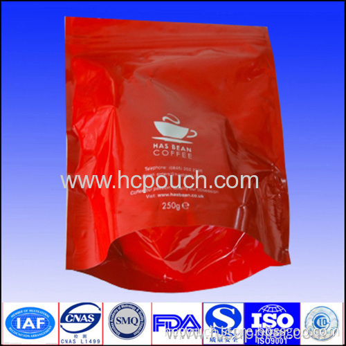 Heat Seal Paper Foil Bags With Zipper